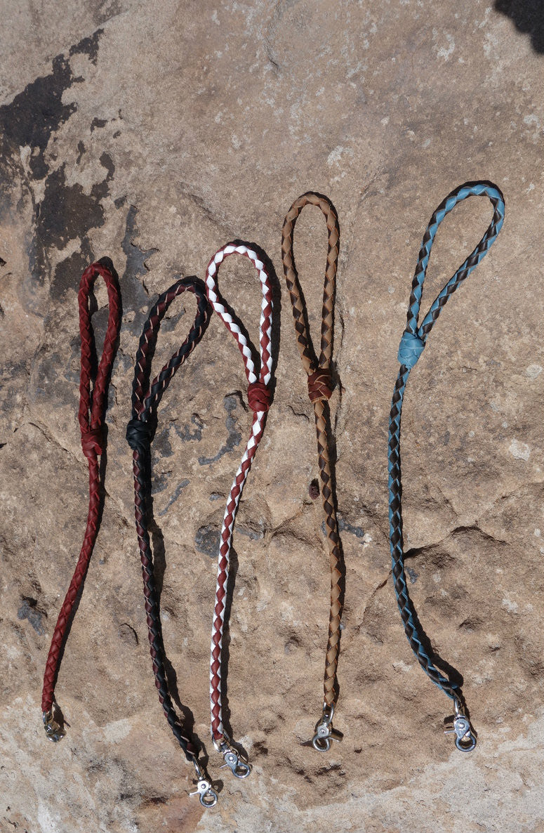 Classic Braided Leather Dog Leash  4' in  length - Sedona Leather Company L.L.C.  - 1