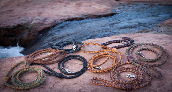 The Designer Classic 6 Foot Leather Dog Leash - Sedona Leather Company L.L.C.  - 1