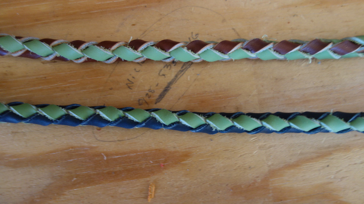 The Metropolitan Dog Leash (Two Handle Braided Leather 5' Dog Leash) - Sedona Leather Company L.L.C.  - 8