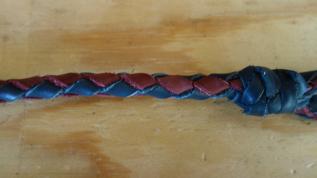 Bison Hide Flogger - Leather Flogger - Custom to order