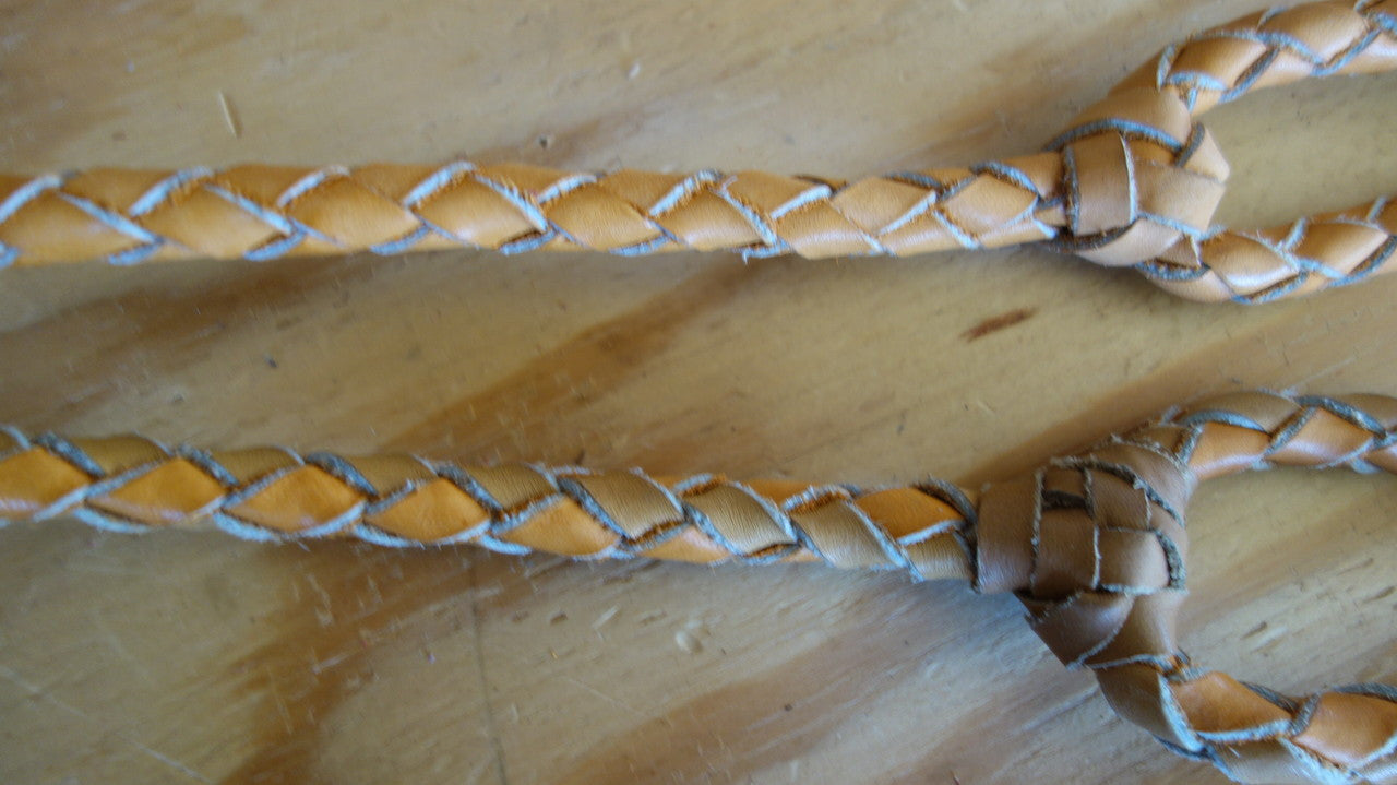 The Metropolitan Dog Leash (Two Handle Braided Leather 5' Dog Leash) - Sedona Leather Company L.L.C.  - 10