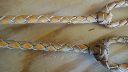 The Metropolitan Dog Leash (Two Handle Braided Leather 5' Dog Leash) - Sedona Leather Company L.L.C.  - 10